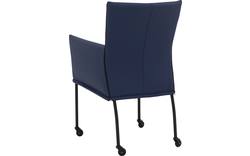 Goossens eetkamerstoel funk blauw leer - 8227236-02 2